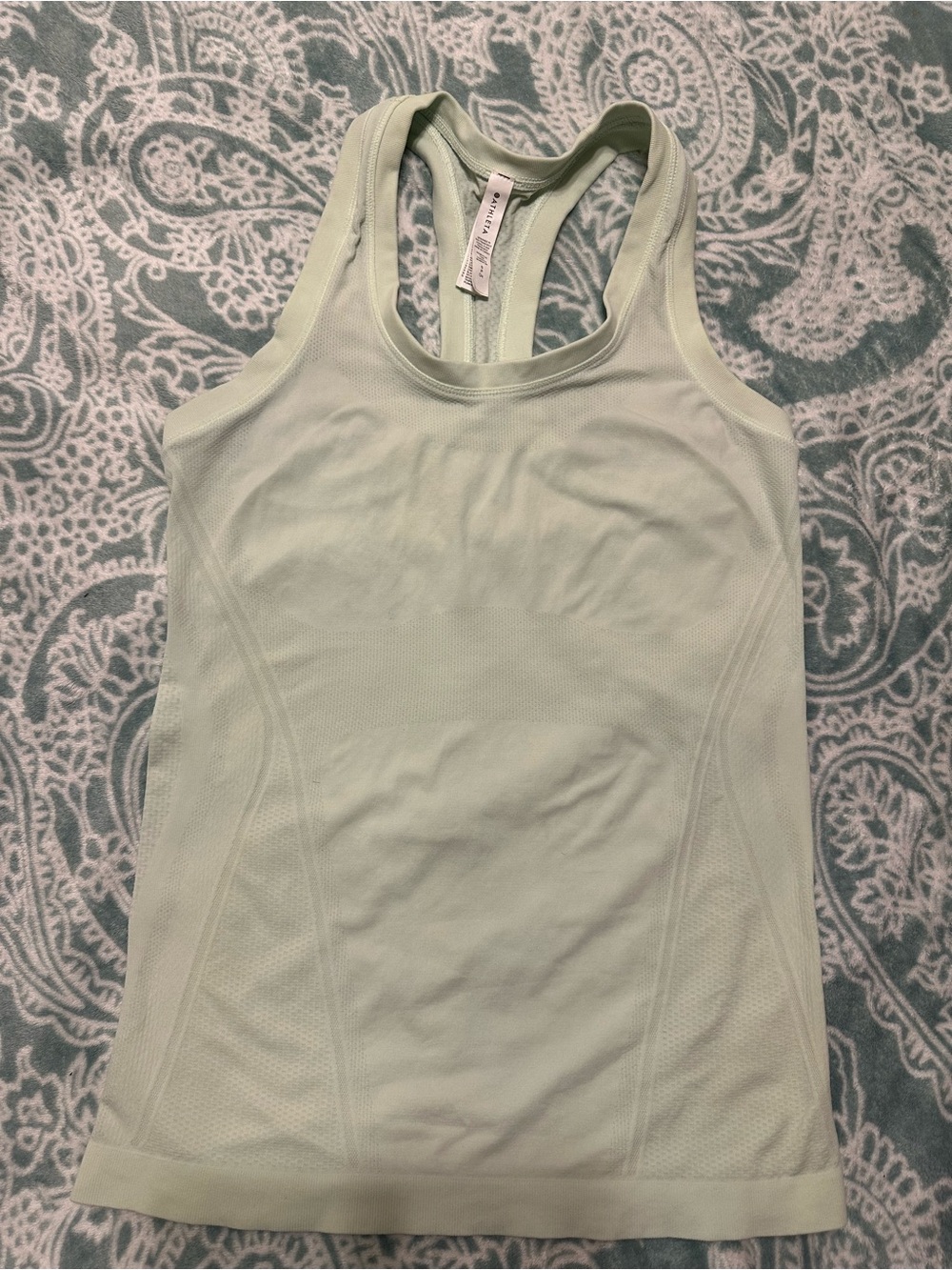 Athleta Momentum Seamless Tank Top in Mint Green Size S